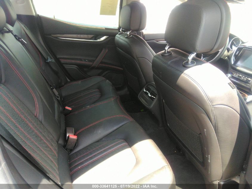 2017 MASERATI GHIBLI S Q4 ZAM57RTL6H1196491