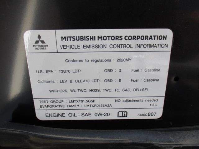 2020 MITSUBISHI ECLIPSE CROSS ES JA4AS3AA3LZ023600