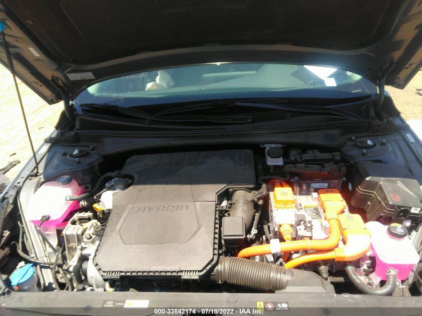 2022 HYUNDAI ELANTRA HYBRID LIMITED KMHLN4AJ4NU019014