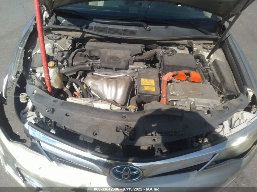 2013 TOYOTA CAMRY HYBRID XLE 4T1BD1FK7DU087546