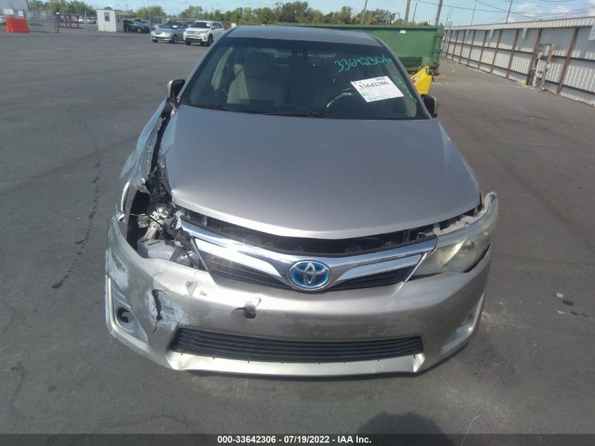 2013 TOYOTA CAMRY HYBRID XLE 4T1BD1FK7DU087546