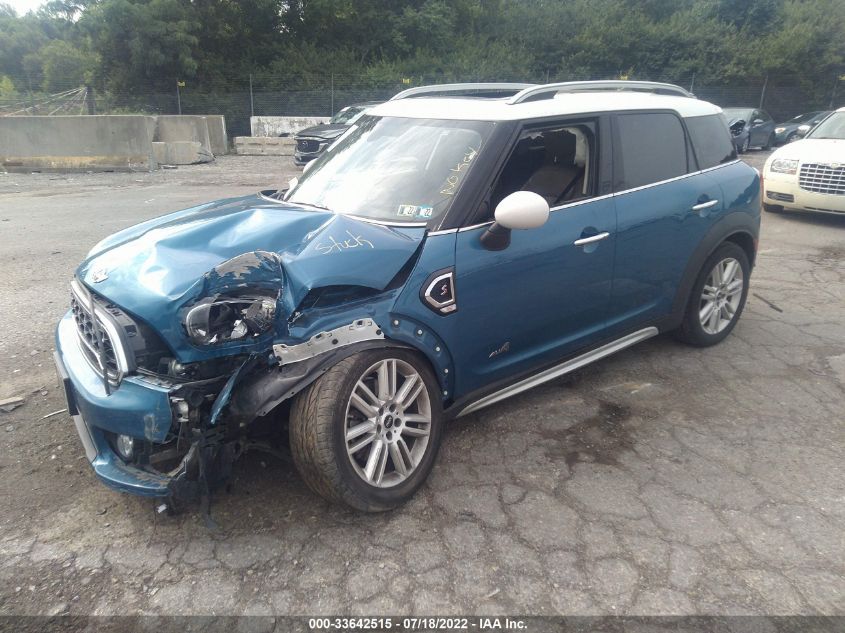 2017 MINI COUNTRYMAN S COUNTRYMAN ALL4 WMZYT5C39H3B66818