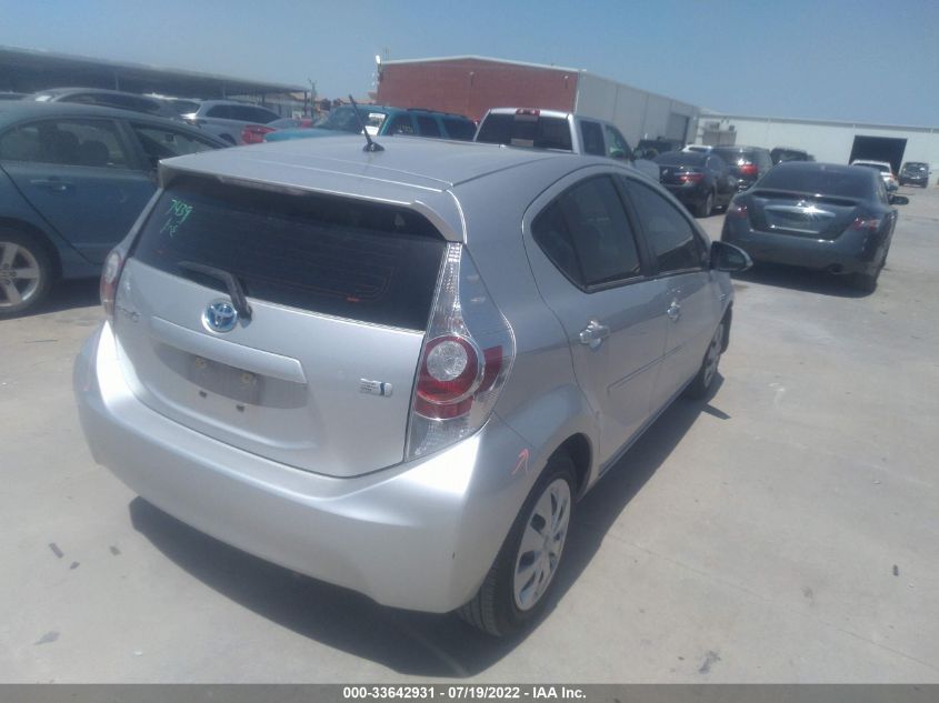 2013 TOYOTA PRIUS C JTDKDTB30D1556945