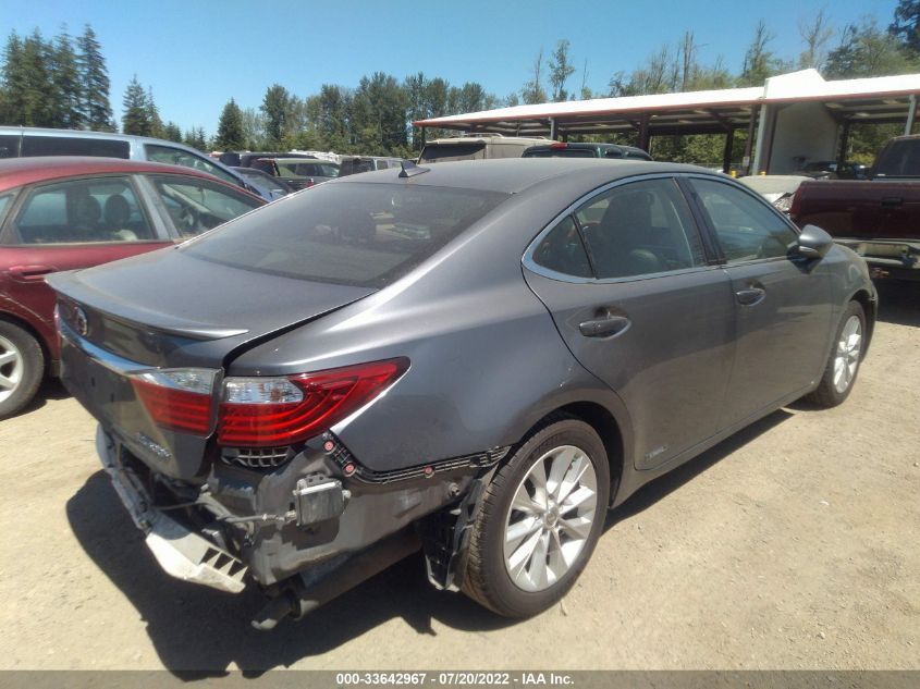 2014 LEXUS ES 300H HYBRID JTHBW1GG2E2042437