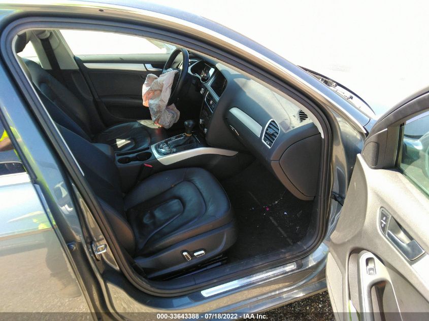 2013 AUDI A4 PREMIUM PLUS WAUEFAFL9DN017025