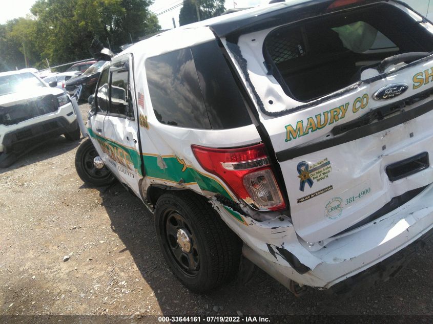 2014 FORD UTILITY POLICE 1FM5K8AR4EGC37788
