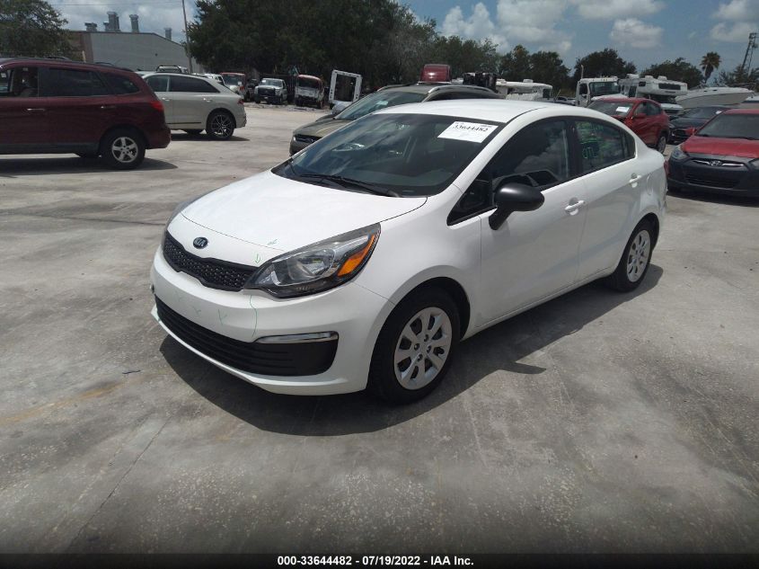 2016 KIA RIO LX KNADM4A39G6553319