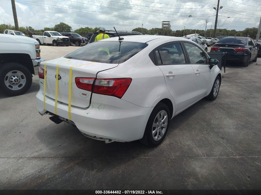 2016 KIA RIO LX KNADM4A39G6553319