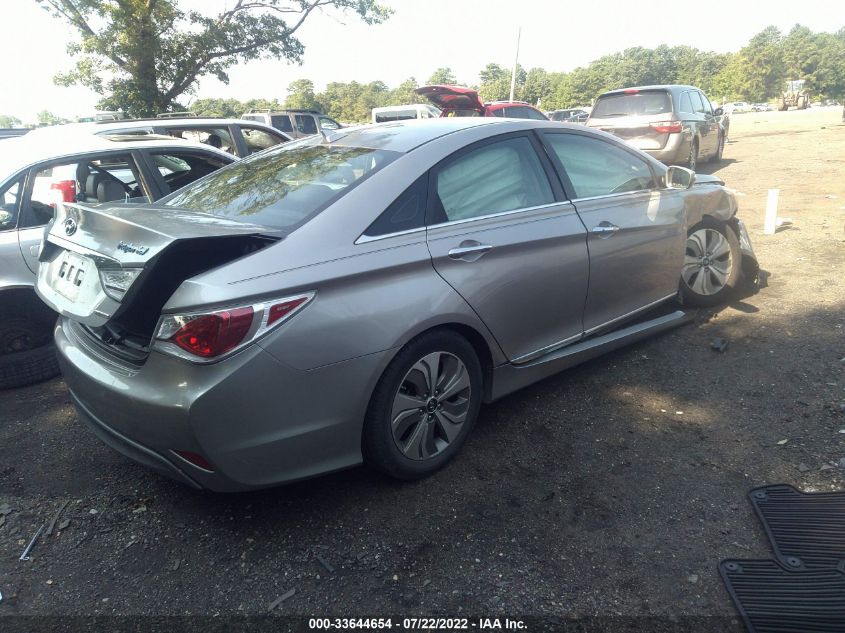 2013 HYUNDAI SONATA HYBRID LIMITED KMHEC4A42DA086025