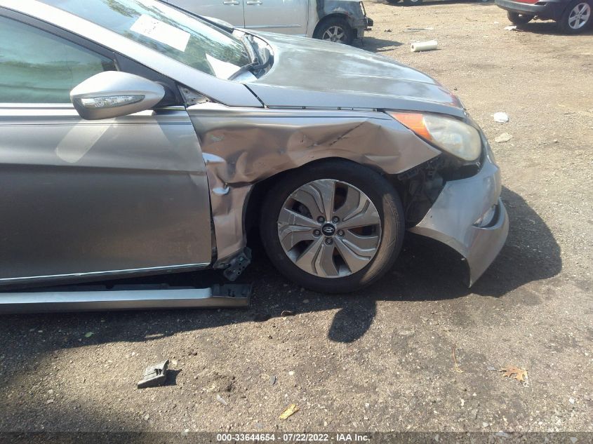 2013 HYUNDAI SONATA HYBRID LIMITED KMHEC4A42DA086025