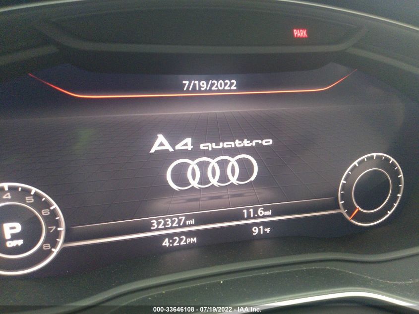 2017 AUDI A4 PREMIUM PLUS WAUENAF44HN068613