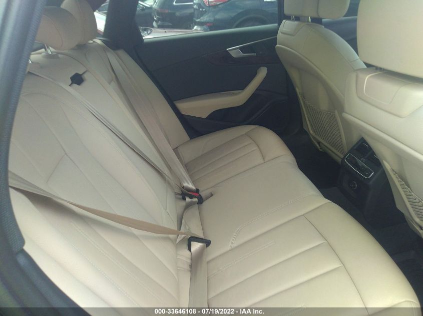 2017 AUDI A4 PREMIUM PLUS WAUENAF44HN068613