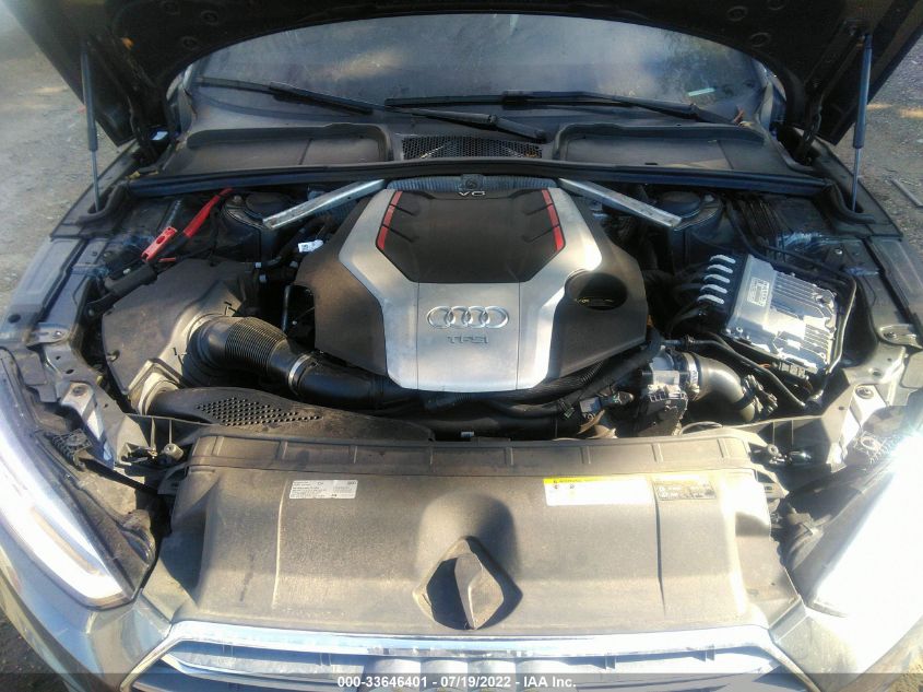 2018 AUDI S5 COUPE PREMIUM PLUS WAUP4AF58JA003197