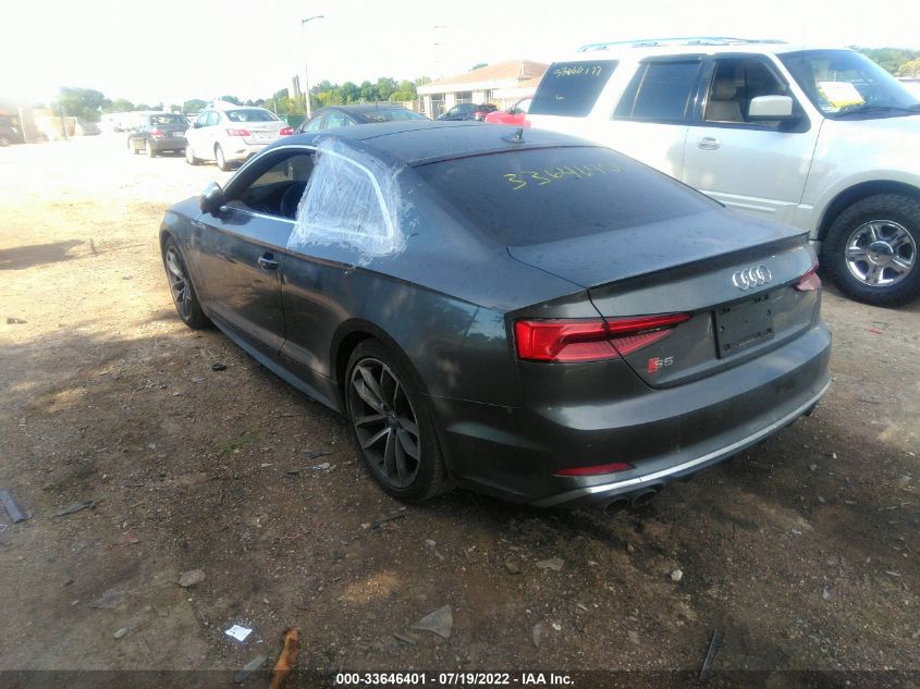 2018 AUDI S5 COUPE PREMIUM PLUS WAUP4AF58JA003197