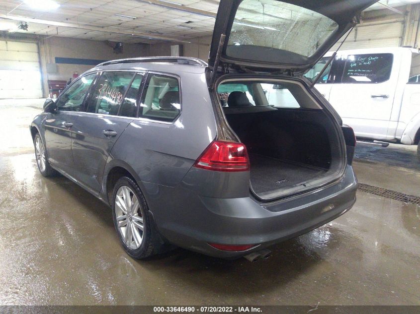 2015 VOLKSWAGEN GOLF SPORTWAGEN TDI SE 3VWCA7AU2FM505478