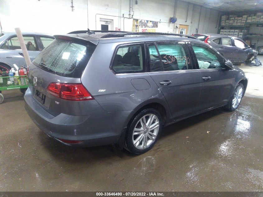 2015 VOLKSWAGEN GOLF SPORTWAGEN TDI SE 3VWCA7AU2FM505478