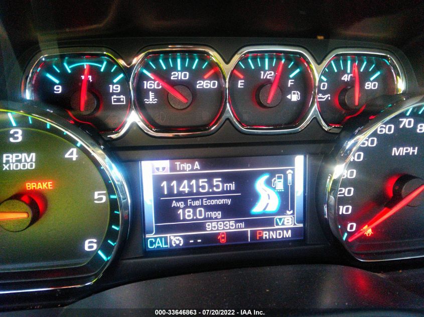 2015 CHEVROLET SILVERADO K1500 LT 3GCUKREC0FG536471