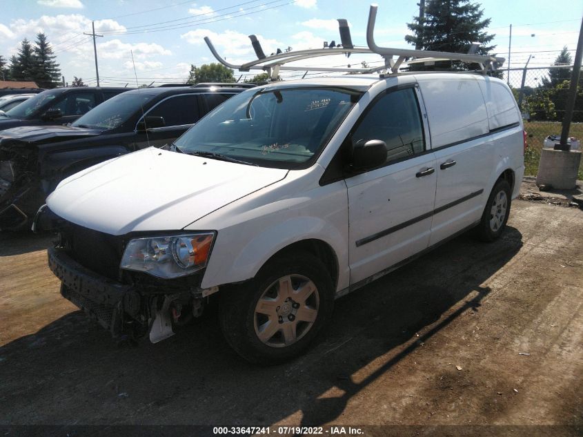 2013 RAM CARGO VAN TRADESMAN 2C4JRGAG4DR812878