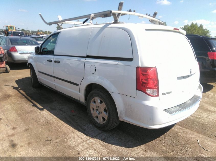 2013 RAM CARGO VAN TRADESMAN 2C4JRGAG4DR812878