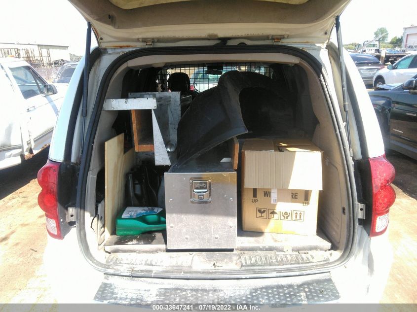 2013 RAM CARGO VAN TRADESMAN 2C4JRGAG4DR812878
