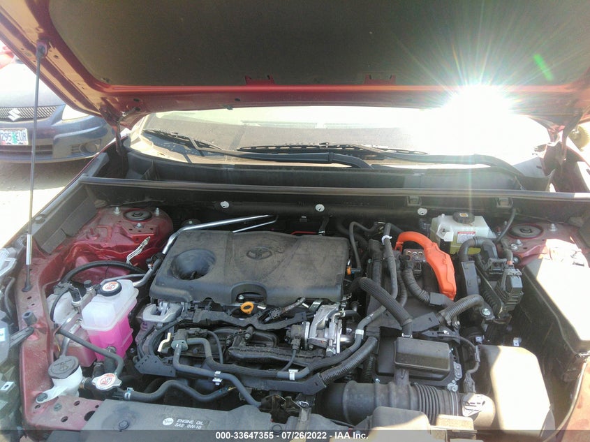 VIN: 4T3M6RFV9MU024452 2021 TOYOTA RAV4 HYBRID LE