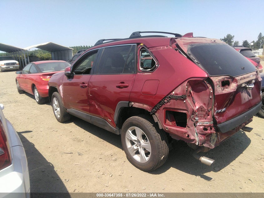 VIN: 4T3M6RFV9MU024452 2021 TOYOTA RAV4 HYBRID LE