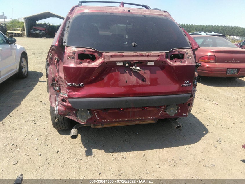 VIN: 4T3M6RFV9MU024452 2021 TOYOTA RAV4 HYBRID LE