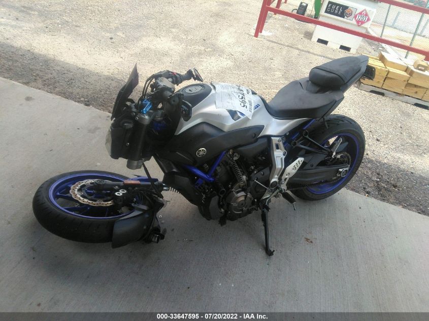 2016 YAMAHA FZ07 JYARM06E5GA011199