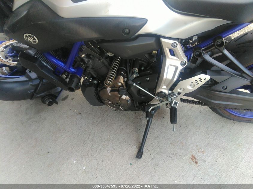 2016 YAMAHA FZ07 JYARM06E5GA011199