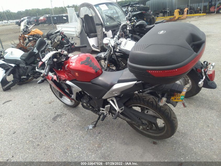 2011 HONDA CBR250 R MLHMC4117B5001396