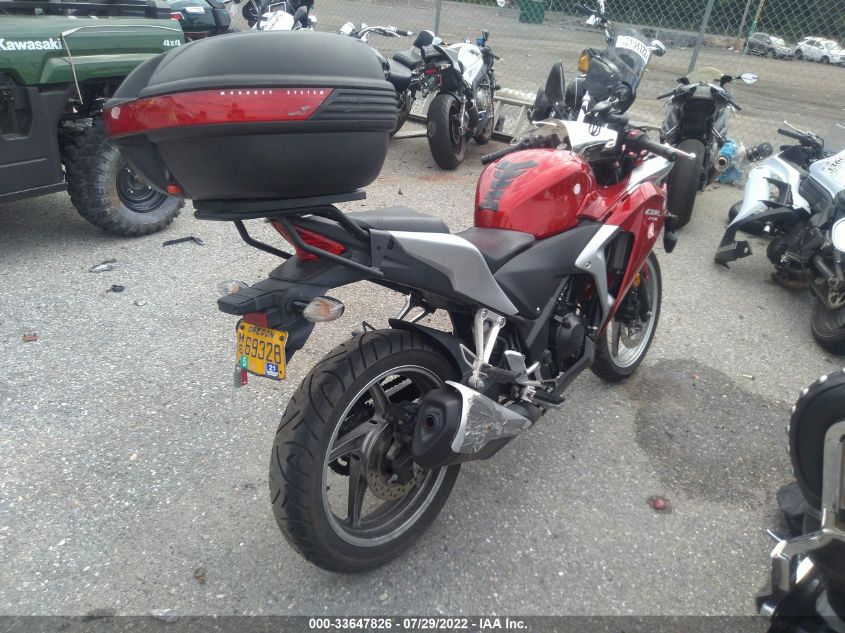 2011 HONDA CBR250 R MLHMC4117B5001396