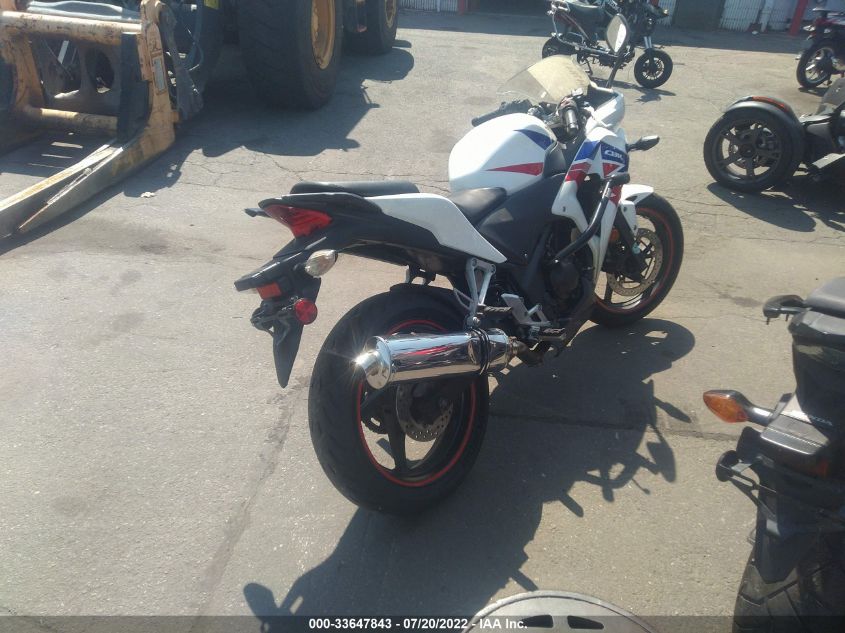 2013 HONDA CBR250 R MLHMC4101D5300635