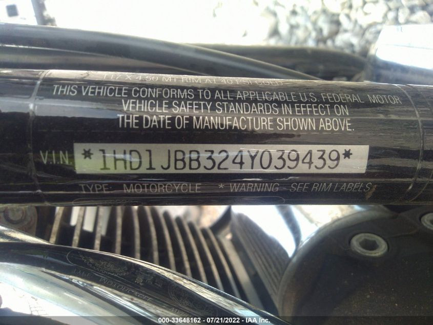 2004 HARLEY-DAVIDSON FXSTDI - 1HD1JBB324Y039439