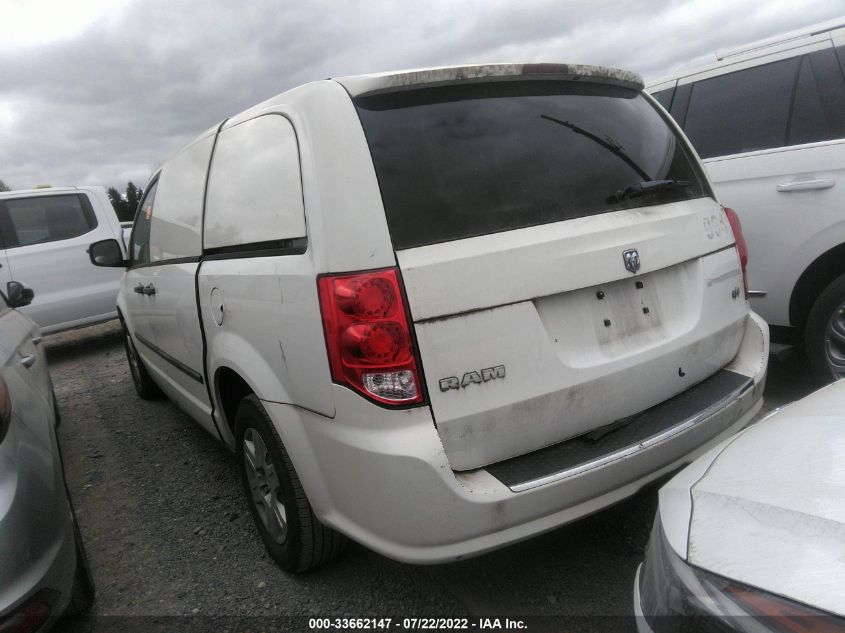 2013 RAM CARGO VAN TRADESMAN 2C4JRGAGXDR755876