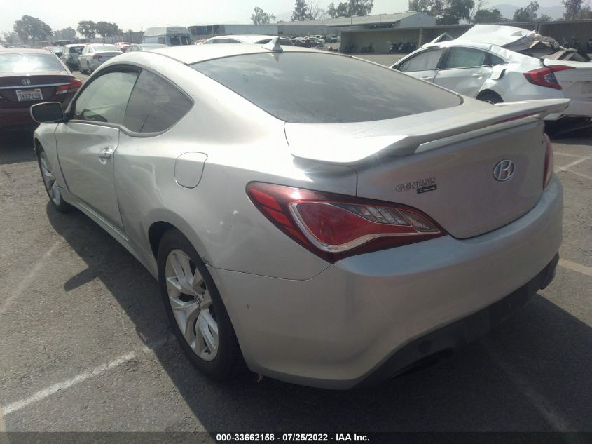 2013 HYUNDAI GENESIS COUPE 2.0T KMHHT6KD0DU082996