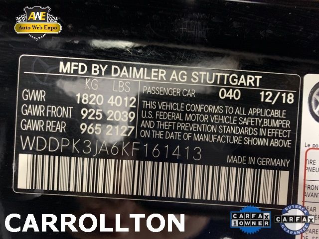 2019 MERCEDES-BENZ SLC 300 WDDPK3JA6KF161413