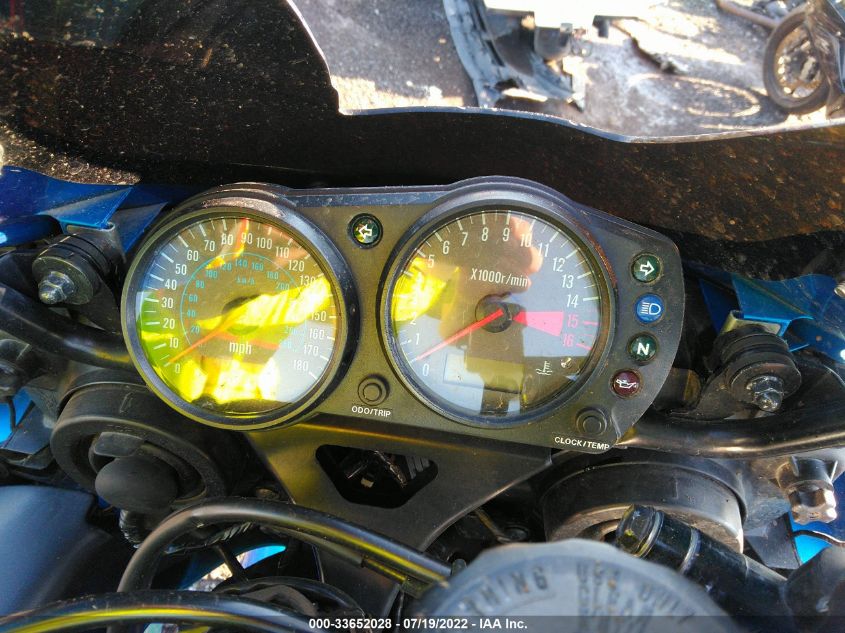 2008 KAWASAKI ZX600 J1 JKAZX4J168AO75397
