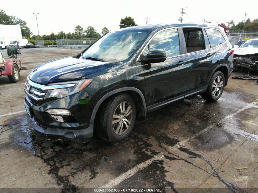 VIN 5FNYF5H5XGB054304 2016 HONDA PILOT no.2