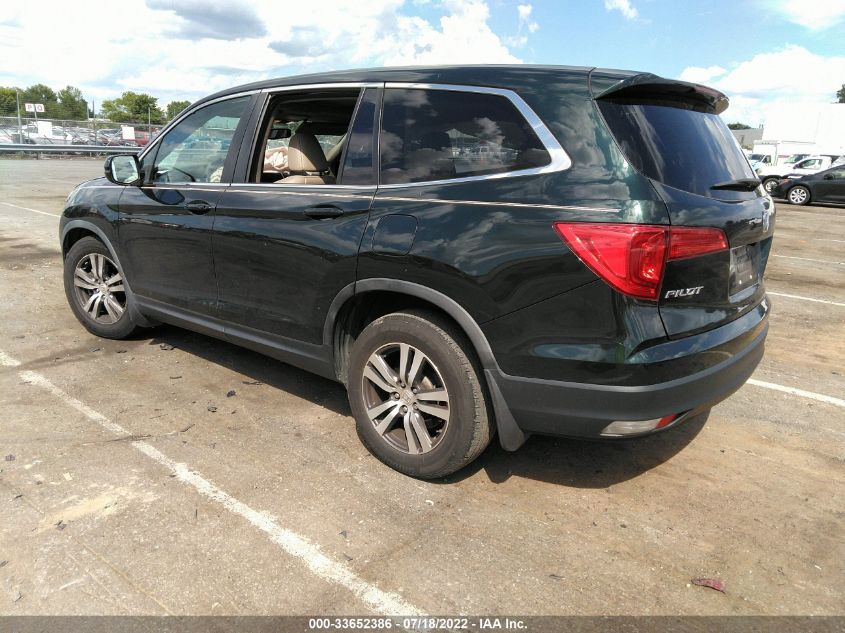 VIN 5FNYF5H5XGB054304 2016 HONDA PILOT no.3