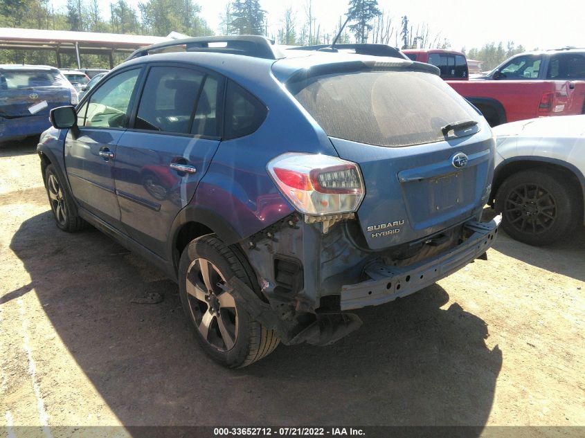 2014 SUBARU XV CROSSTREK HYBRID TOURING JF2GPBKC2EH225639