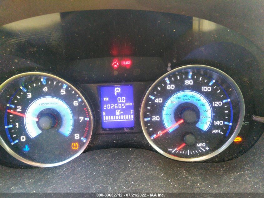2014 SUBARU XV CROSSTREK HYBRID TOURING JF2GPBKC2EH225639