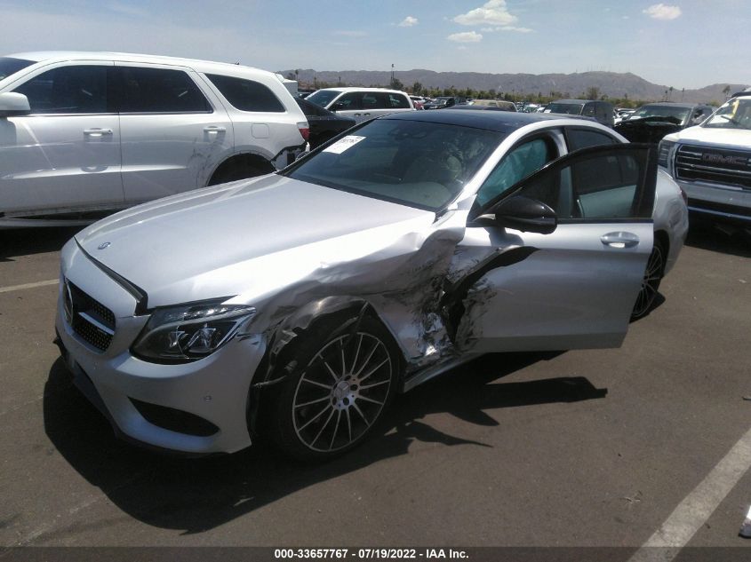 55SWF6EB7HU196987 2017 MERCEDES-BENZ C-CLASS - Image 2