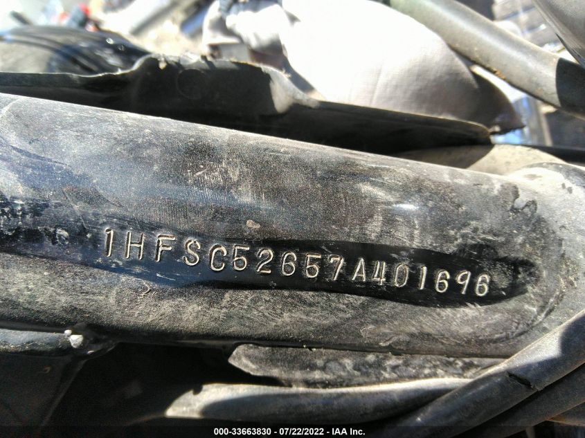 2007 HONDA VTX1300 R 1HFSC52657A401696