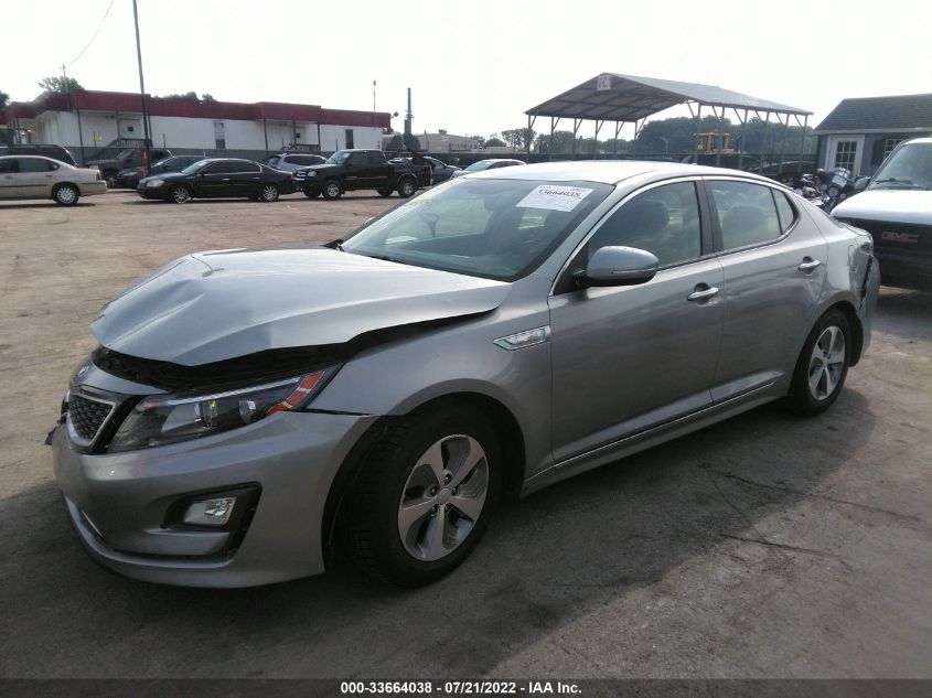 2015 KIA OPTIMA HYBRID KNAGM4AD2F5086562