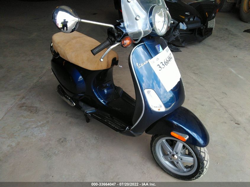 2009 VESPA LX 150 ZAPM448F895018167