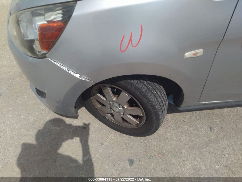 2014 MITSUBISHI MIRAGE ES ML32A4HJ2EH012575