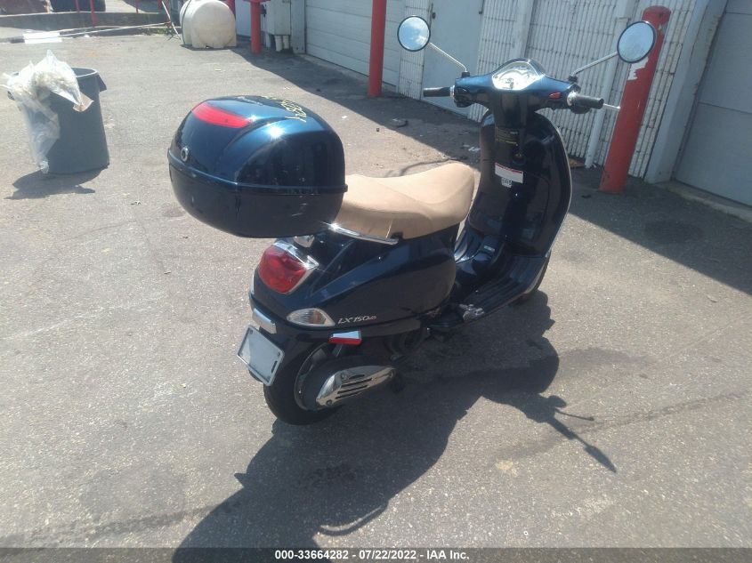 2012 VESPA LX 150IE ZAPM688F9C5001791