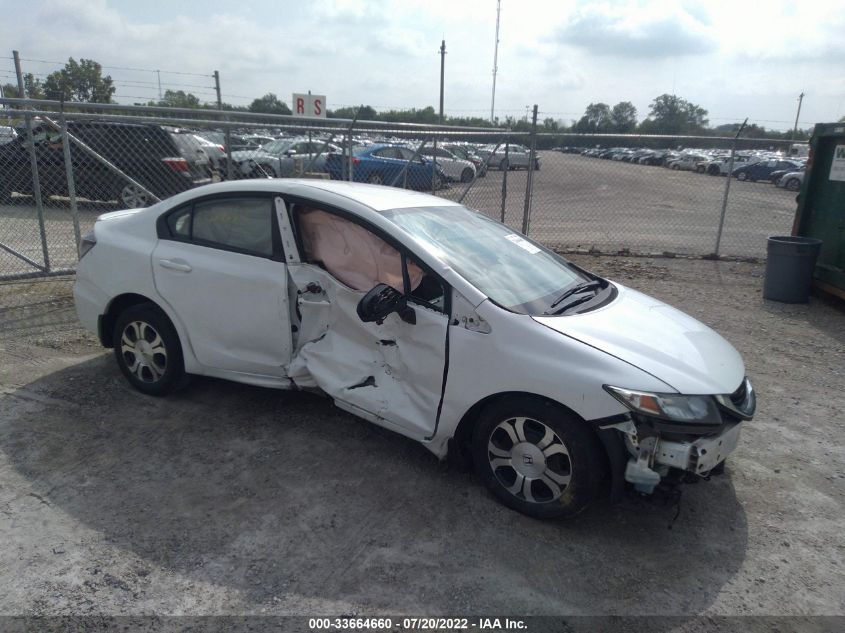 2015 HONDA CIVIC HYBRID 19XFB4F30FE000271