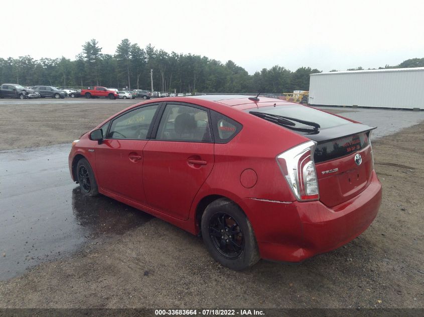 2015 TOYOTA PRIUS FOUR JTDKN3DU7F0397031