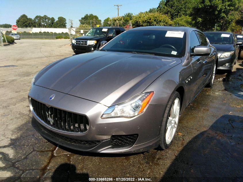 2015 MASERATI QUATTROPORTE S Q4 ZAM56RRA5F1129645